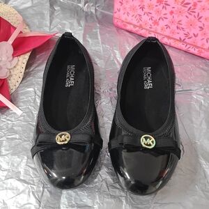 Michael Kors Black Ballet Flat Shoes